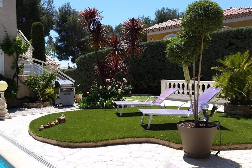 Studio Dans Villa De Charme, Piscine, Proche Plage Cassis Extérieur photo